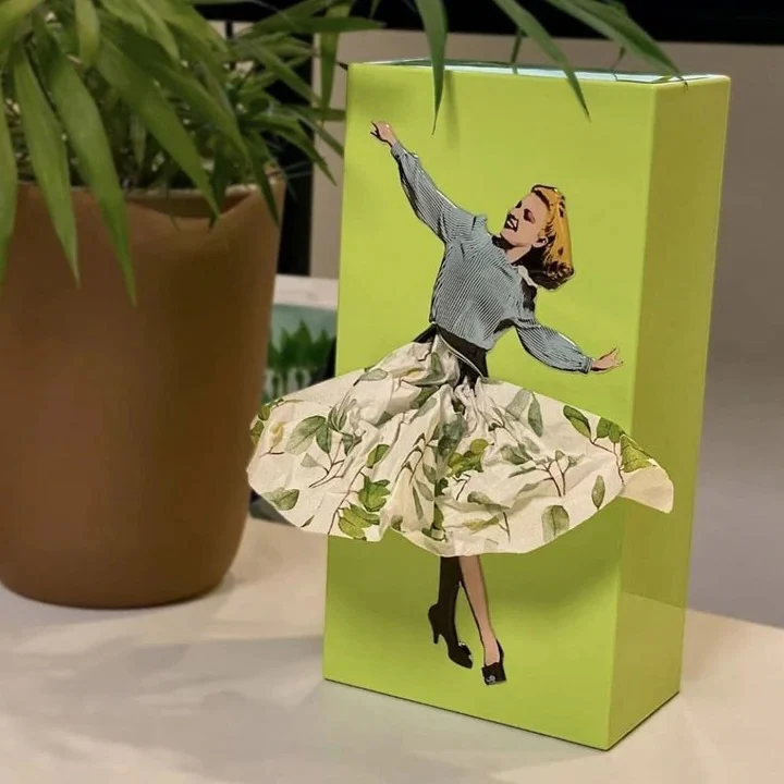 Creative Flying Skirt Tissue Holder for Living Room and Office - Image 10
