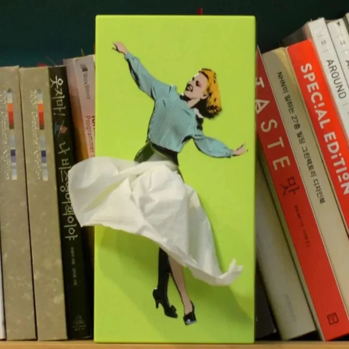 Creative Flying Skirt Tissue Holder for Living Room and Office - Image 2