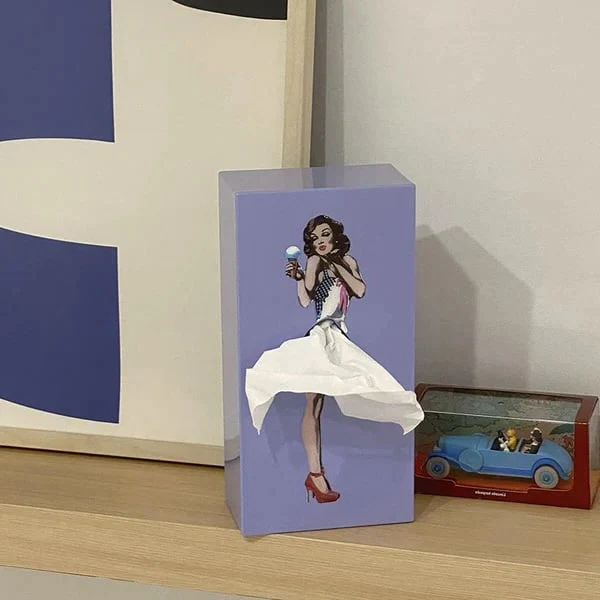 Creative Flying Skirt Tissue Holder for Living Room and Office - Image 4