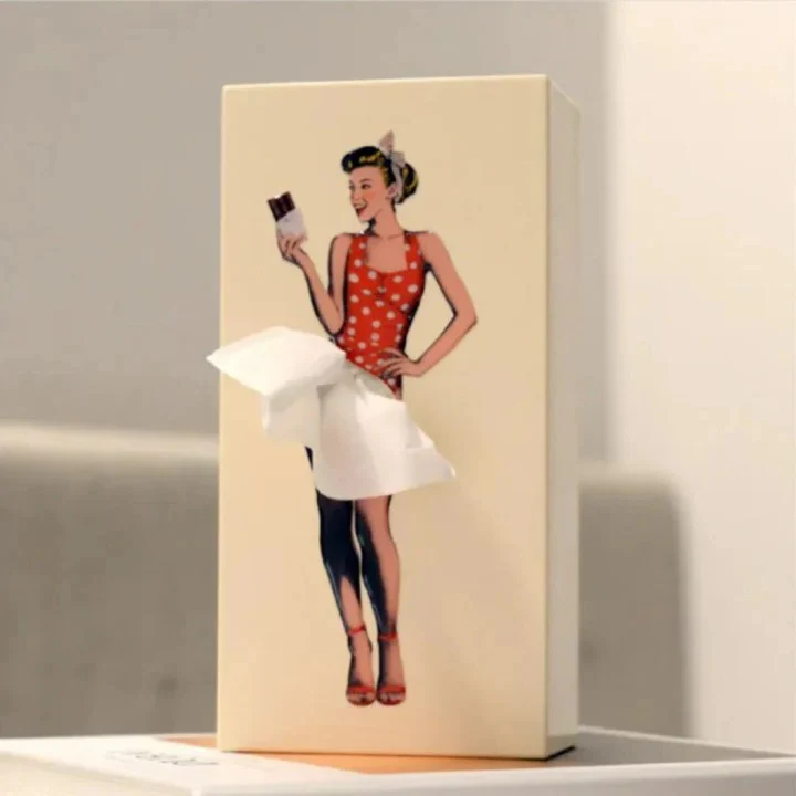 Creative Flying Skirt Tissue Holder for Living Room and Office - Image 6
