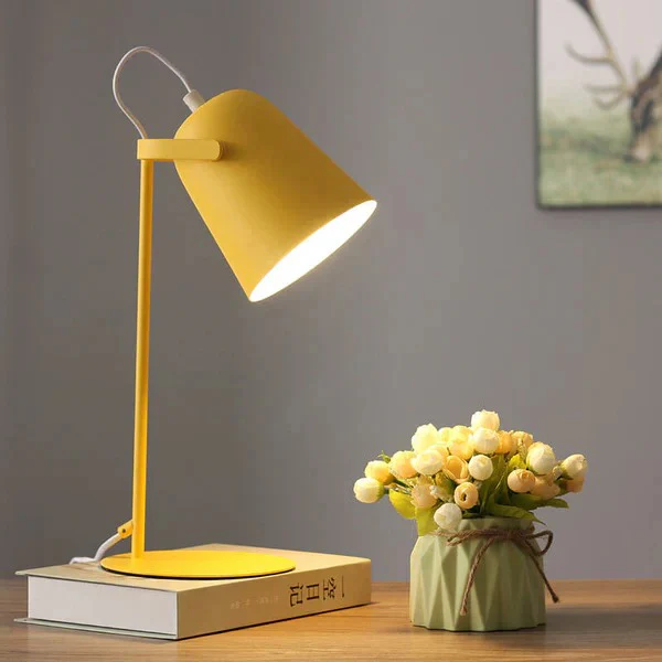 Creative Iron Pail Desk Lamp With Pastel Macaron Colors - Image 2