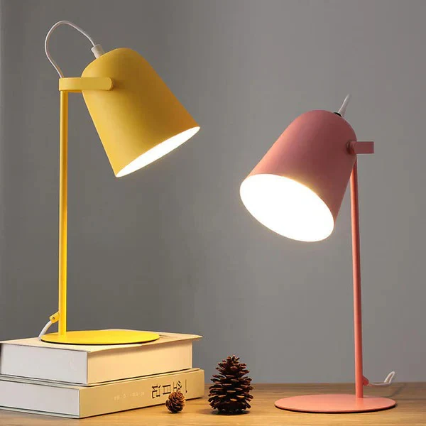 Creative Iron Pail Desk Lamp With Pastel Macaron Colors - Image 7