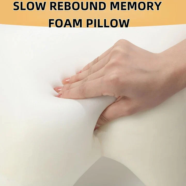 Memory Foam Couple Pillow with L Shaped Arm Channel Design - Image 6