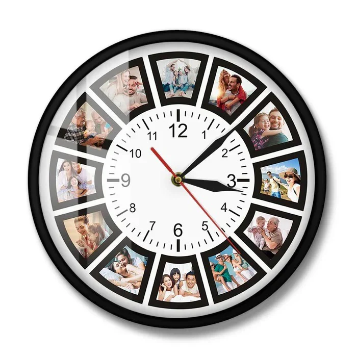 Customizable Wall Clock with Personalized Design