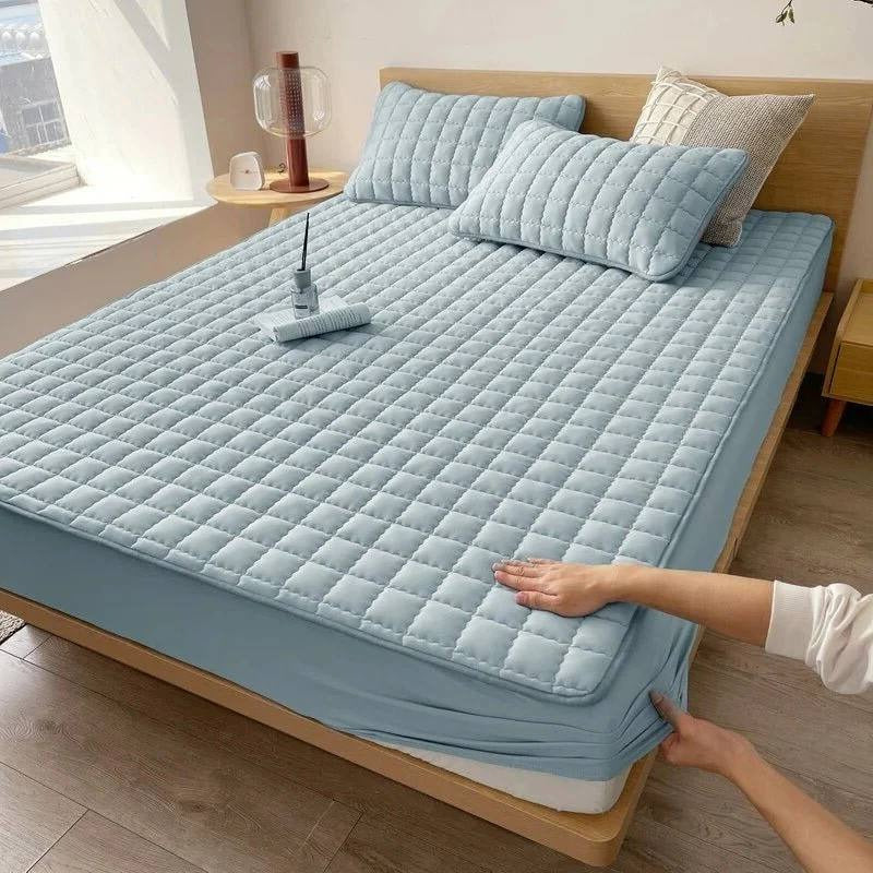 Deep Pocket Mattress Protector with Waterproof Quilted Layer - Image 4