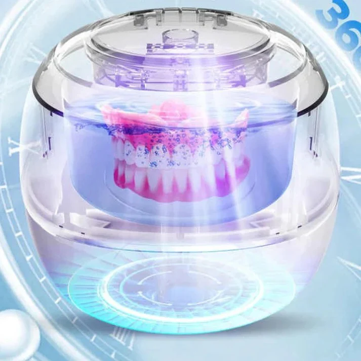 Ultrasonic Denture Cleaning Device with 300ml Capacity Tank - Image 3