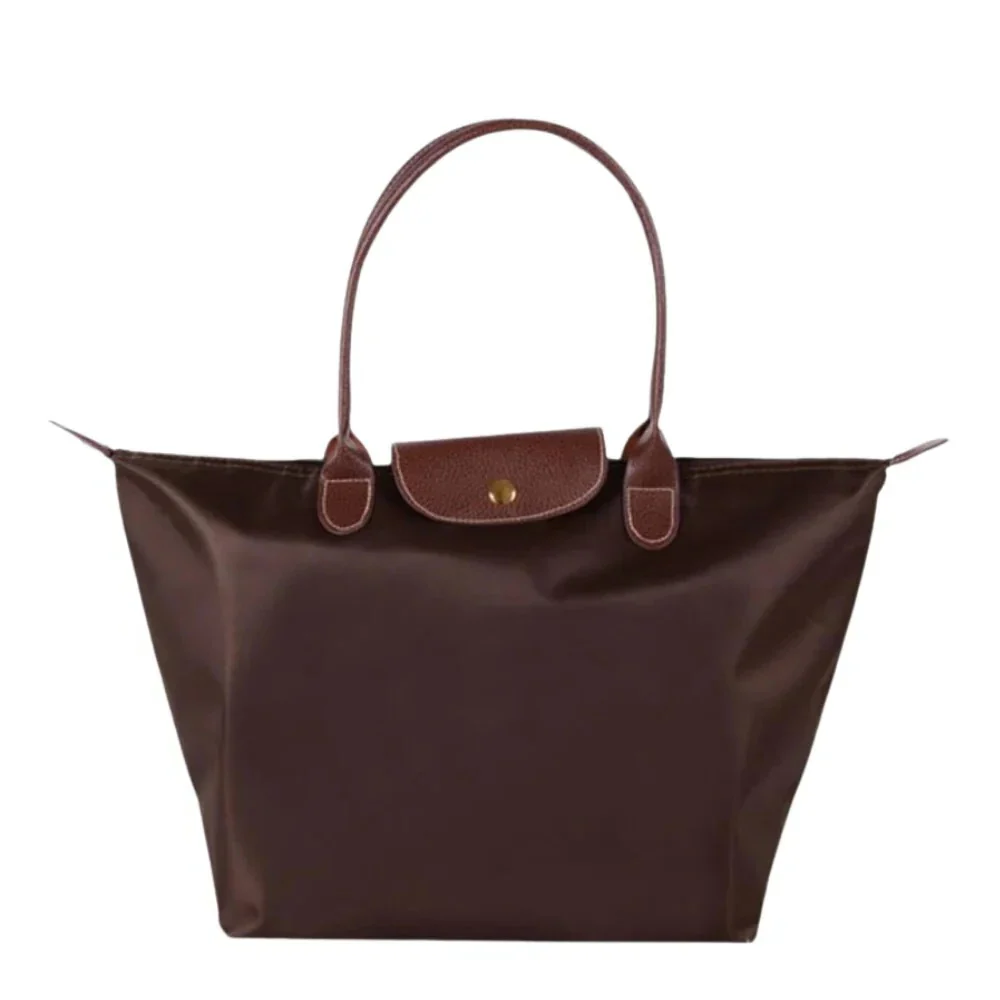 Top Handle Bag with Gold Tone Hardware - Image 4