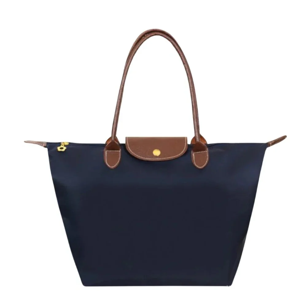 Top Handle Bag with Gold Tone Hardware - Image 7