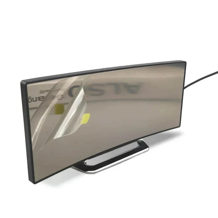 Digital Alarm Clock with Curved LED Mirror Screen - Image 4