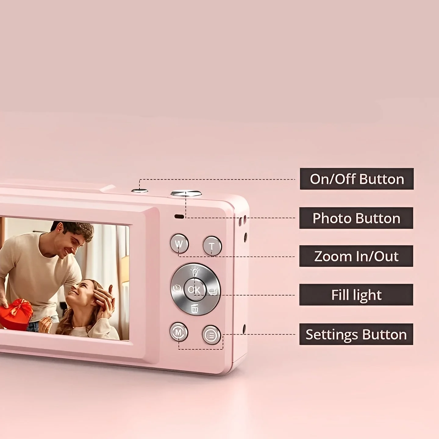 Portable Retro Inspired Digital Camera with Built-In Screen - Image 6