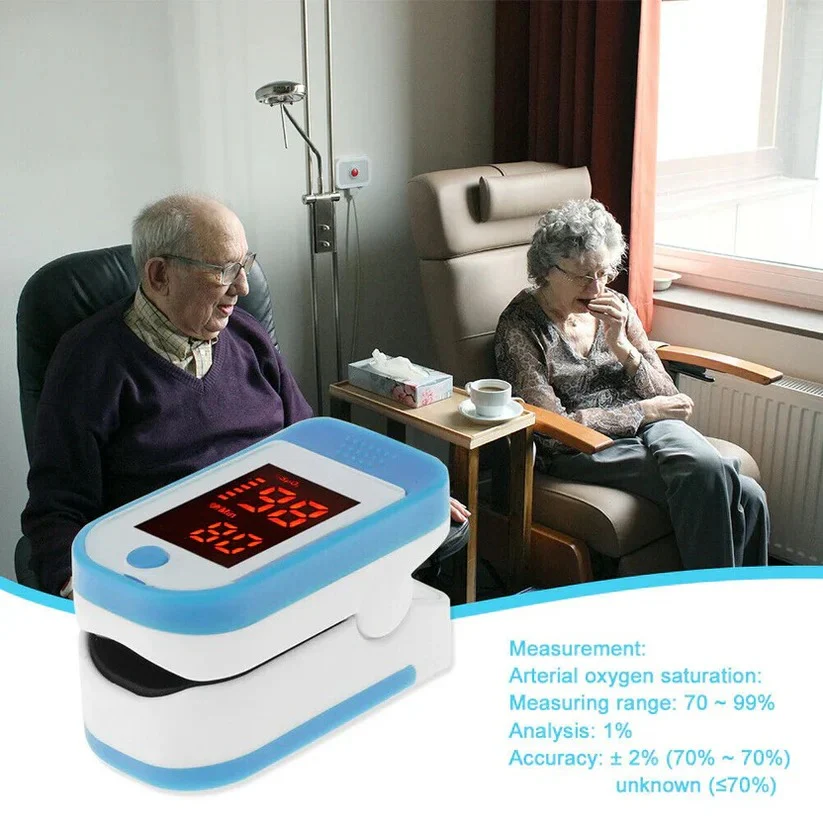 Digital Fingertip Pulse Oximeter with LED Display - Image 8