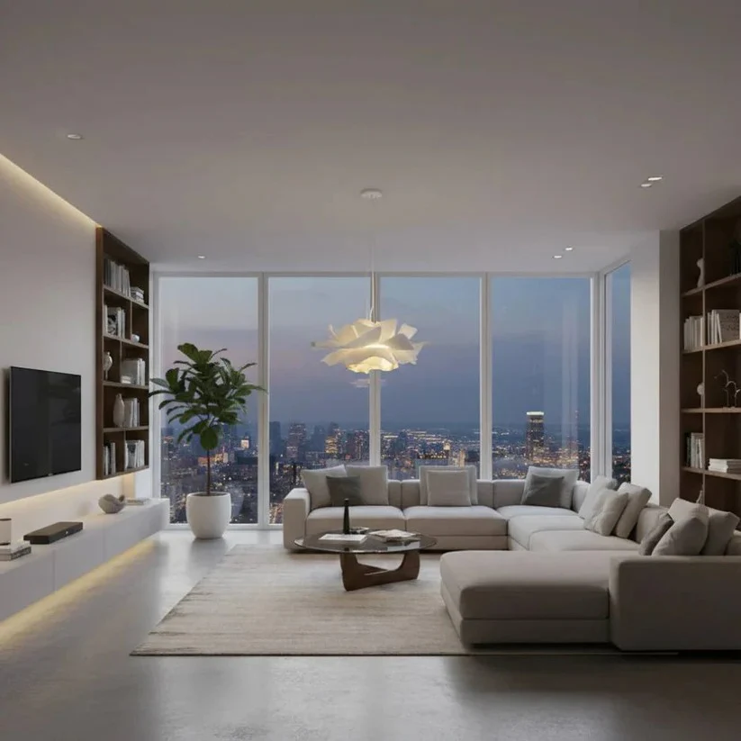 Dimmable Flower Pendant Ceiling Light for Living Room and Bedroom Decor - Image 6