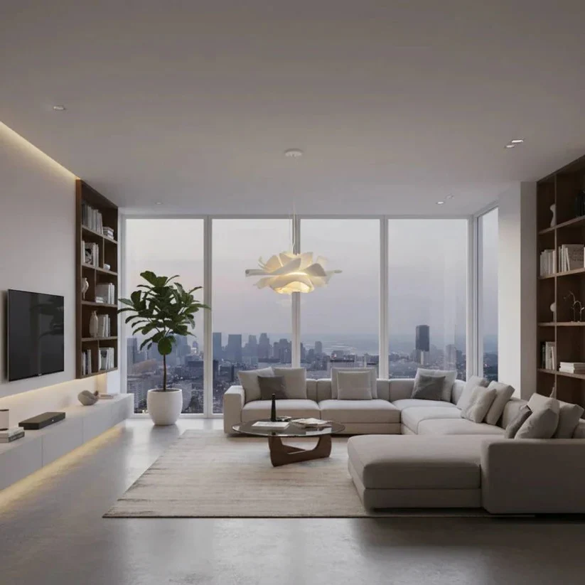 Dimmable Flower Pendant Ceiling Light for Living Room and Bedroom Decor - Image 7