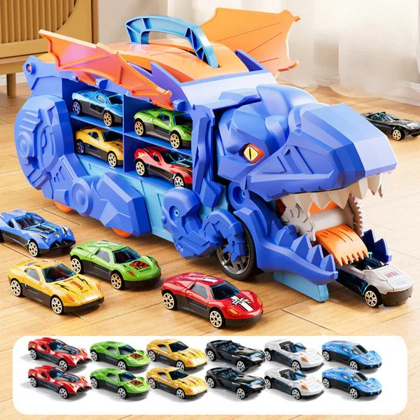 Dinosaur Toy Truck for Kids with Pull Back Action - Image 3