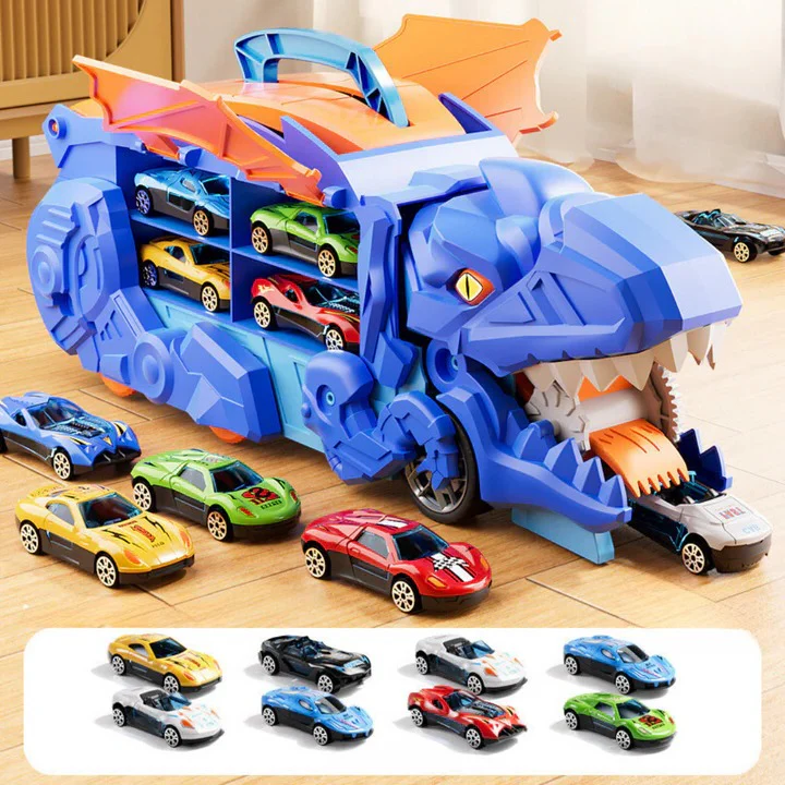 Dinosaur Toy Truck for Kids with Pull Back Action - Image 4