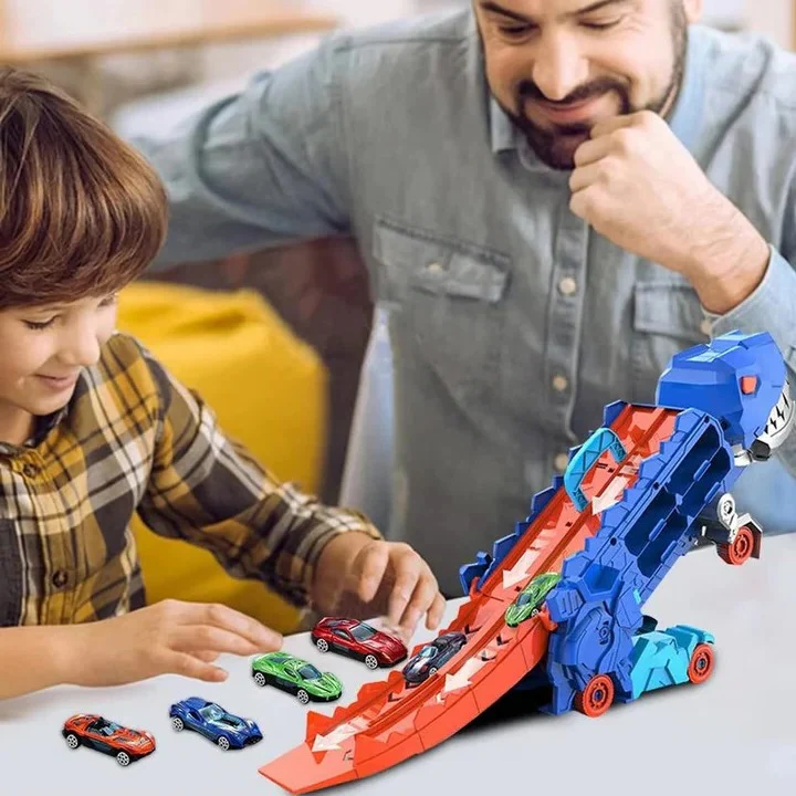 Dinosaur Toy Truck for Kids with Pull Back Action - Image 5