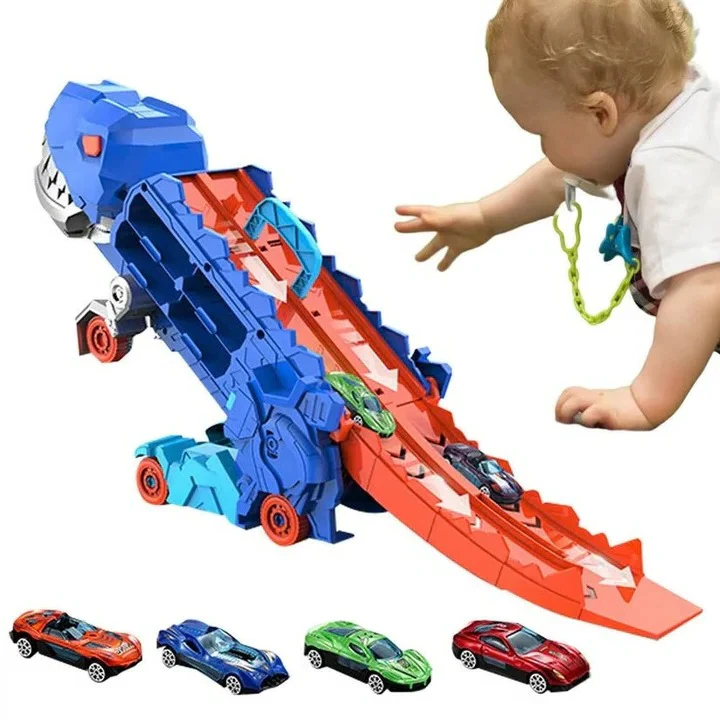 Dinosaur Toy Truck for Kids with Pull Back Action - Image 6