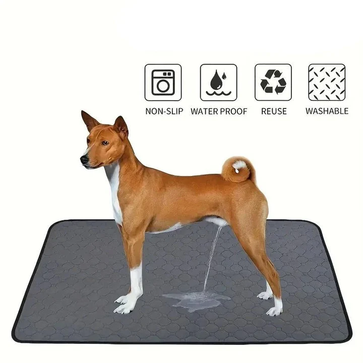 Dog Pee Pad with Reusable Four Layer Construction and TPU Base - Image 2