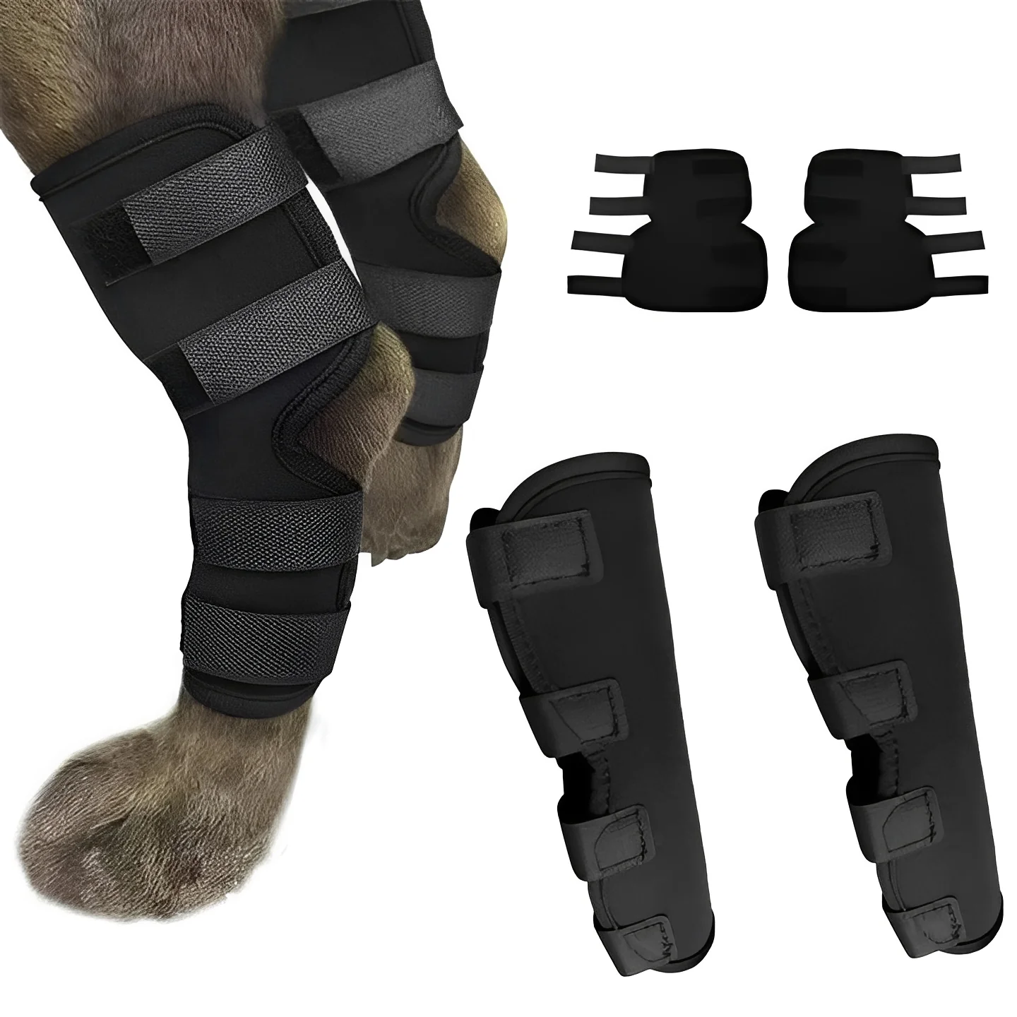 Dog Leg Support Brace with Adjustable Straps - Image 5