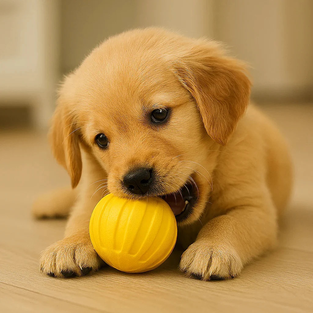 Dog Ball Toy with Grooved Surface - Image 4