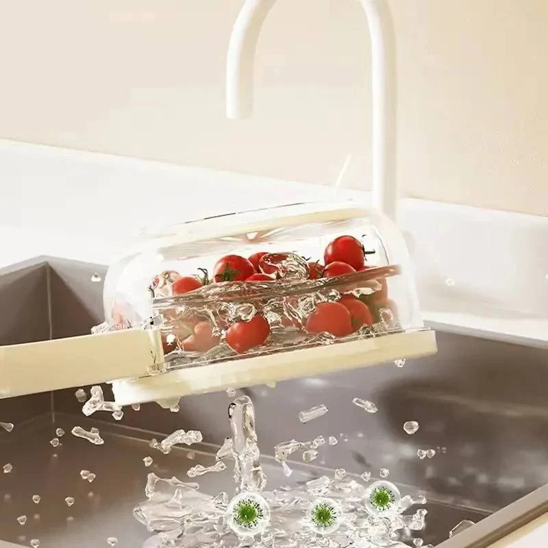 Dual Function Colander and Mixing Bowl Set with Removable Strainer Basket - Image 5