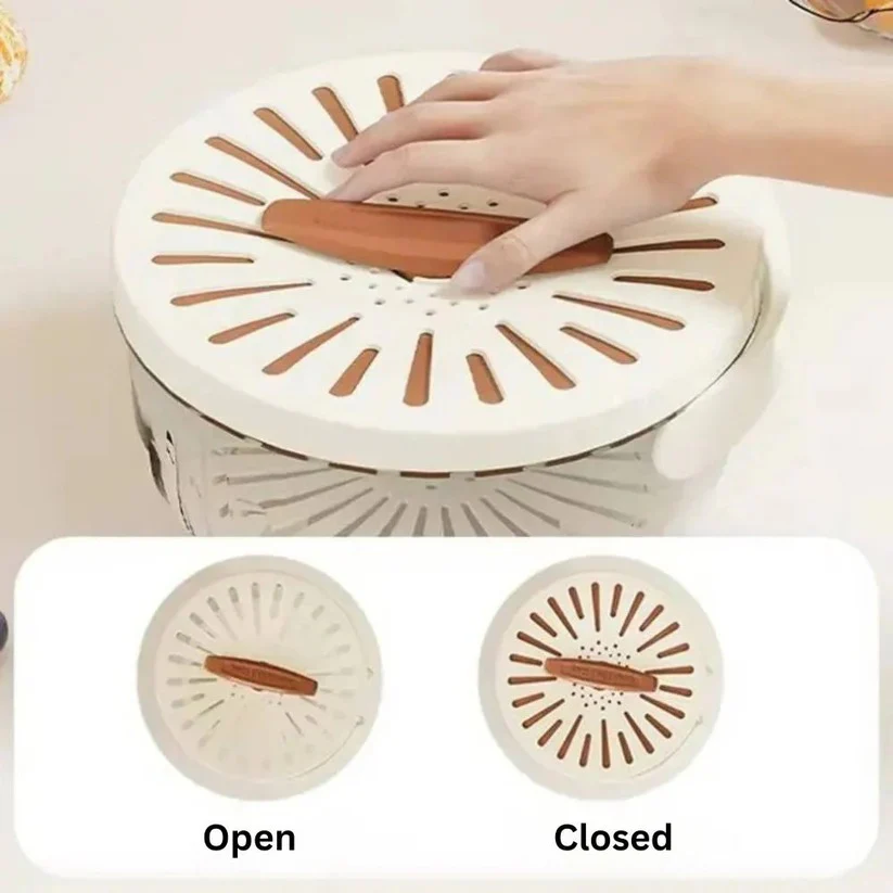 Dual Function Colander and Mixing Bowl Set with Removable Strainer Basket - Image 6