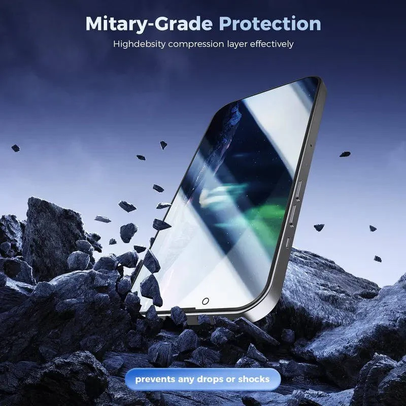 Dual Pack Anti-Spy Tempered Glass Screen Protector for iPhone Models - Image 3