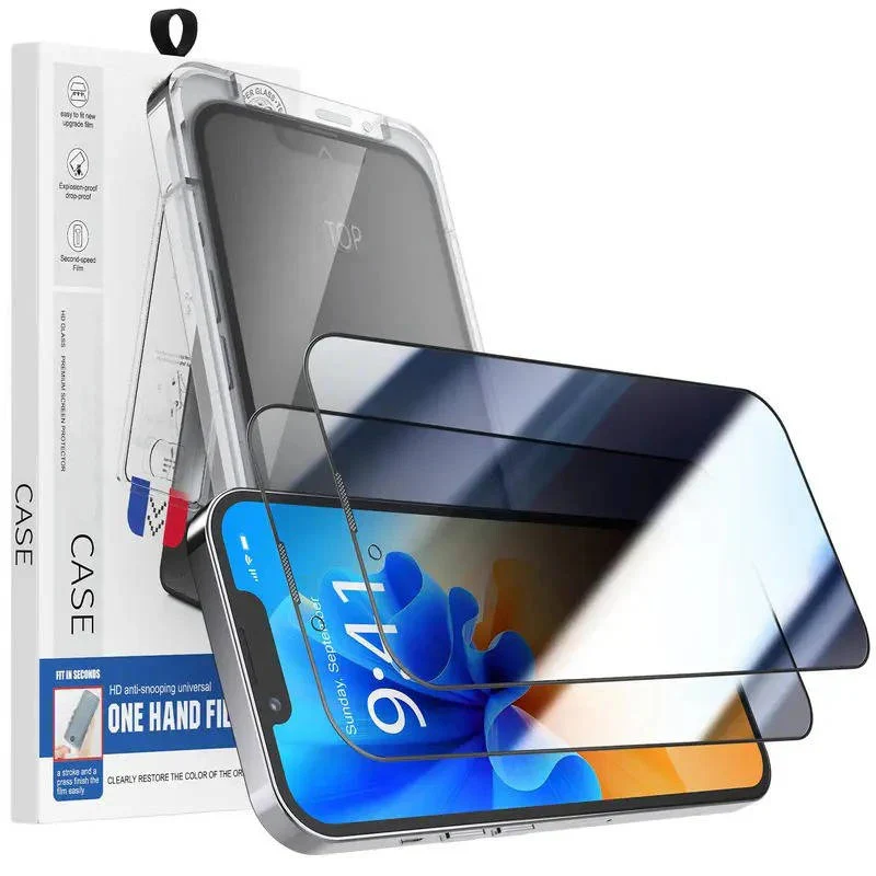Dual Pack Anti-Spy Tempered Glass Screen Protector for iPhone Models - Image 7