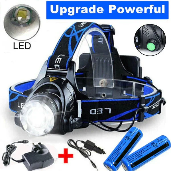 Rechargeable LED Headlamp with Adjustable Beam - Image 2