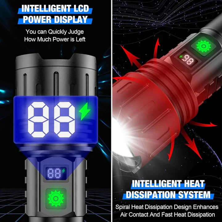 LED Flashlight with Adjustable Focus for Outdoor Use - Image 4