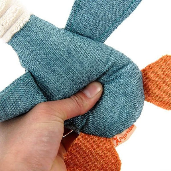 Reinforced Goose Plush Dog Toy with Textured Fabric - Image 10