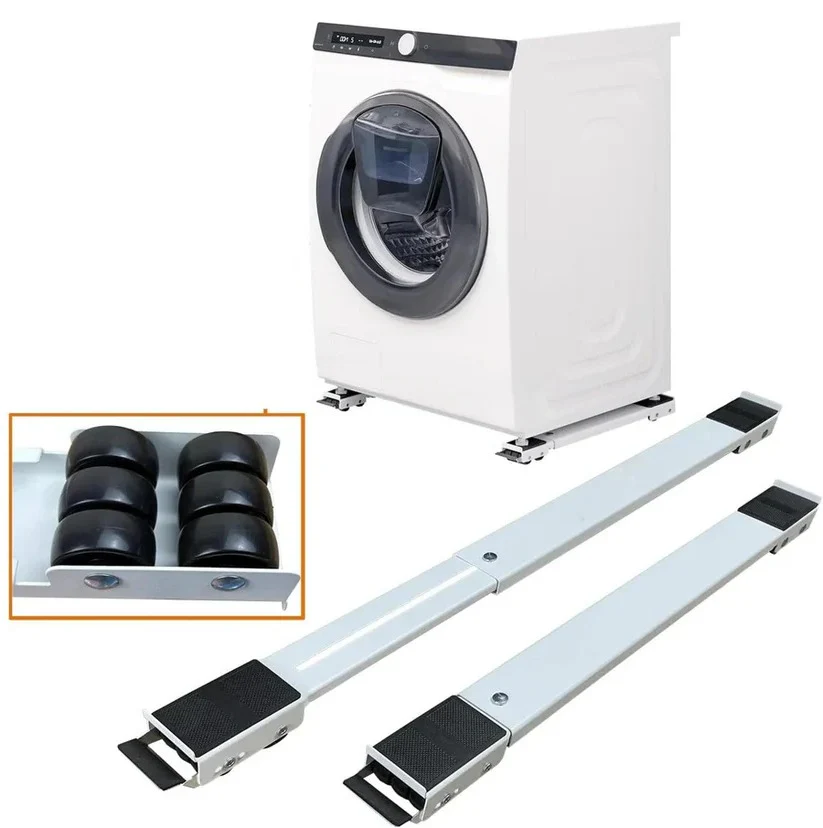 Adjustable Appliance Roller Platform with Wheeled Base - Image 4