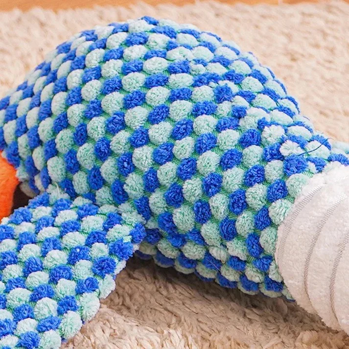 Dog Chew Toy with Plush Material and Built In Squeaker - Image 3