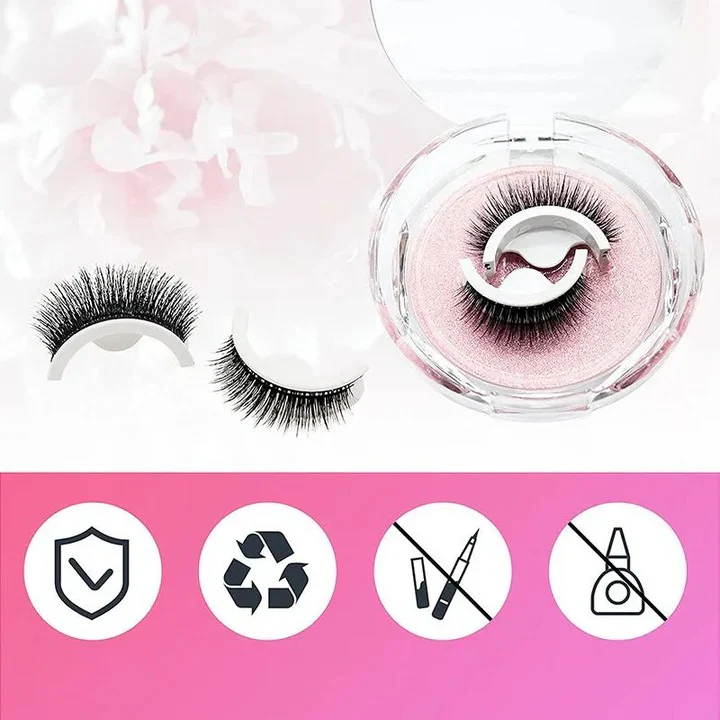 Self Adhesive Eyelashes with Washable and Reusable Design - Image 16