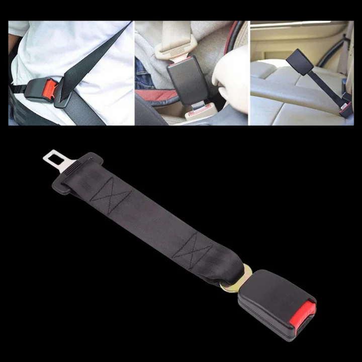 Adjustable Seat Belt Extender with Buckle Tongue Fit - Image 4