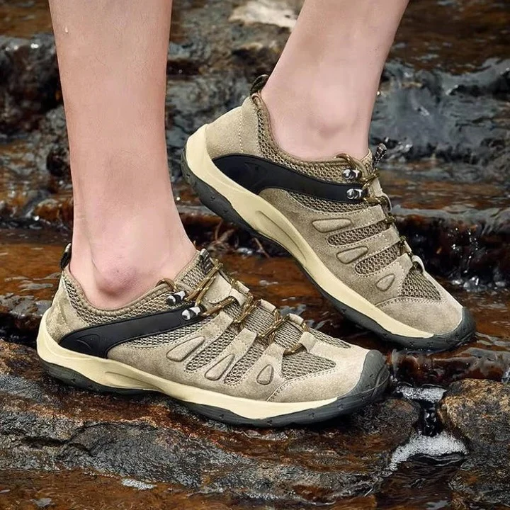 Women’s Hiking Shoes with Leather Mesh Upper for Outdoor Use - Image 11