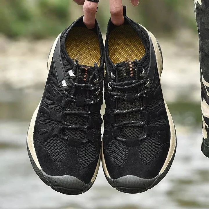 Women’s Hiking Shoes with Leather Mesh Upper for Outdoor Use - Image 2