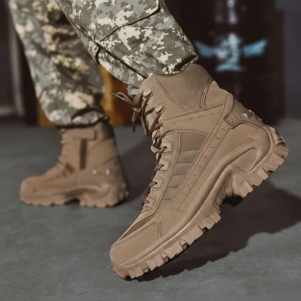 Men's Winter Boots with Lace Up Design - Image 5