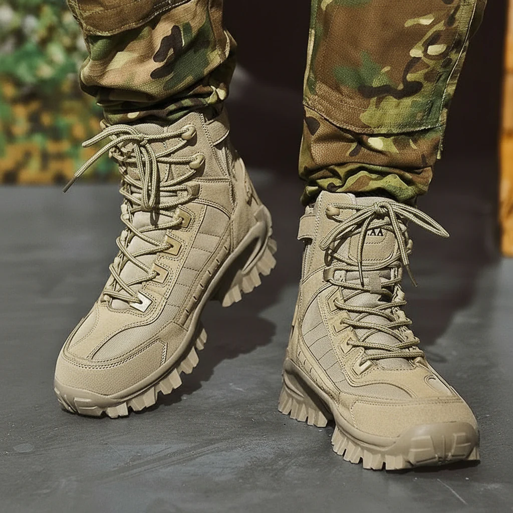 Men's Winter Boots with Lace Up Design - Image 6