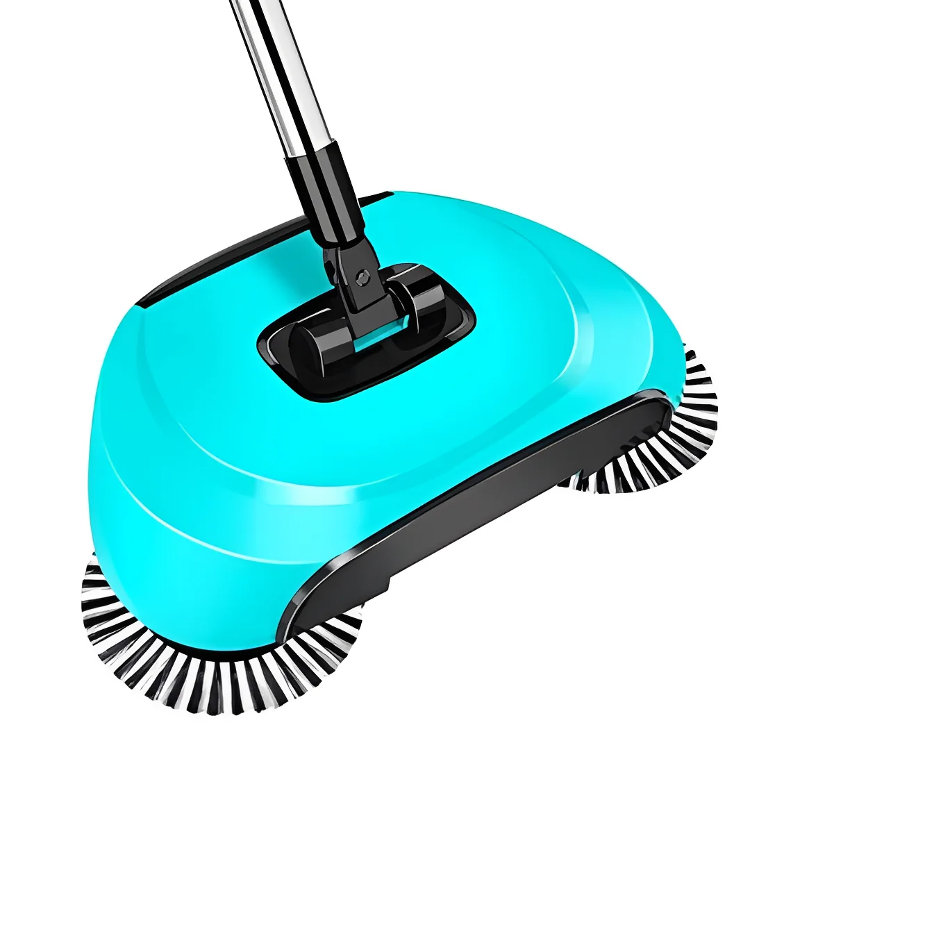 Stainless Steel Push Broom and Scraper Tool for Home Cleaning - Image 3