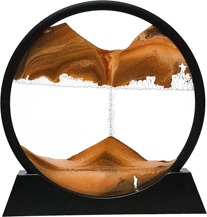 Dynamic Sandscape Art with Flowing Sand Motion - Image 5