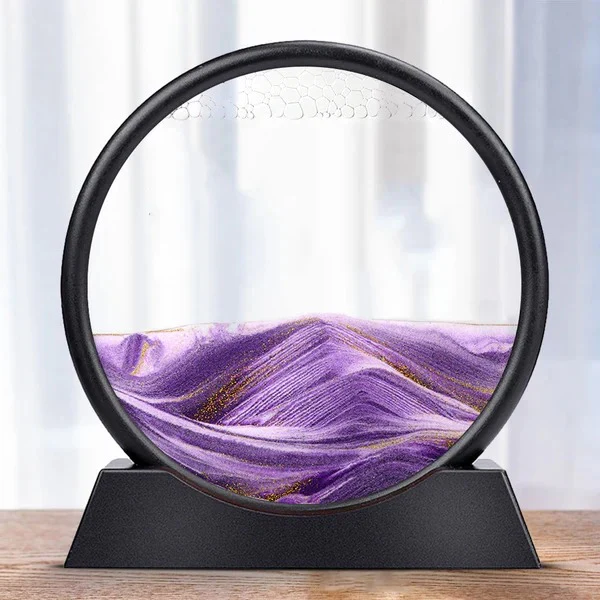 Dynamic Sea Sand Art with Moving Sand Design - Image 2