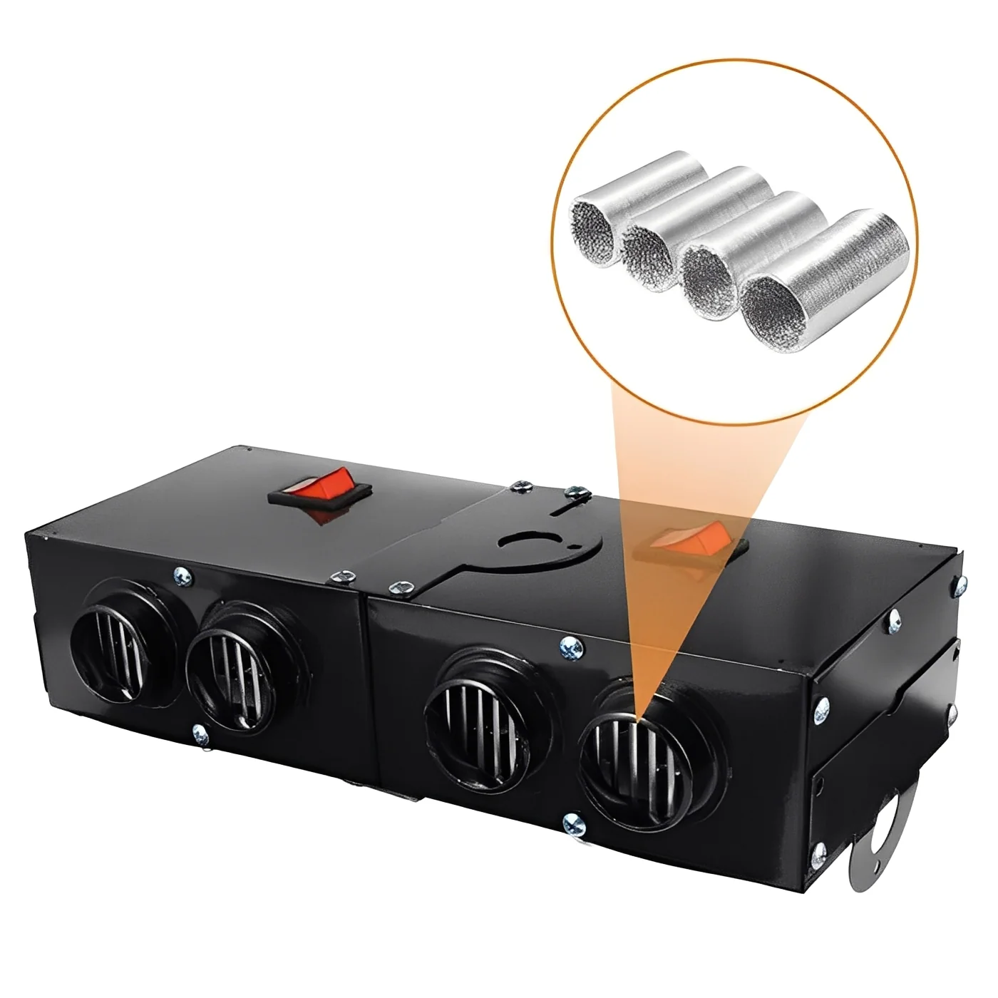 500W Electric Car Heater Fan with Air Outlets - Image 2
