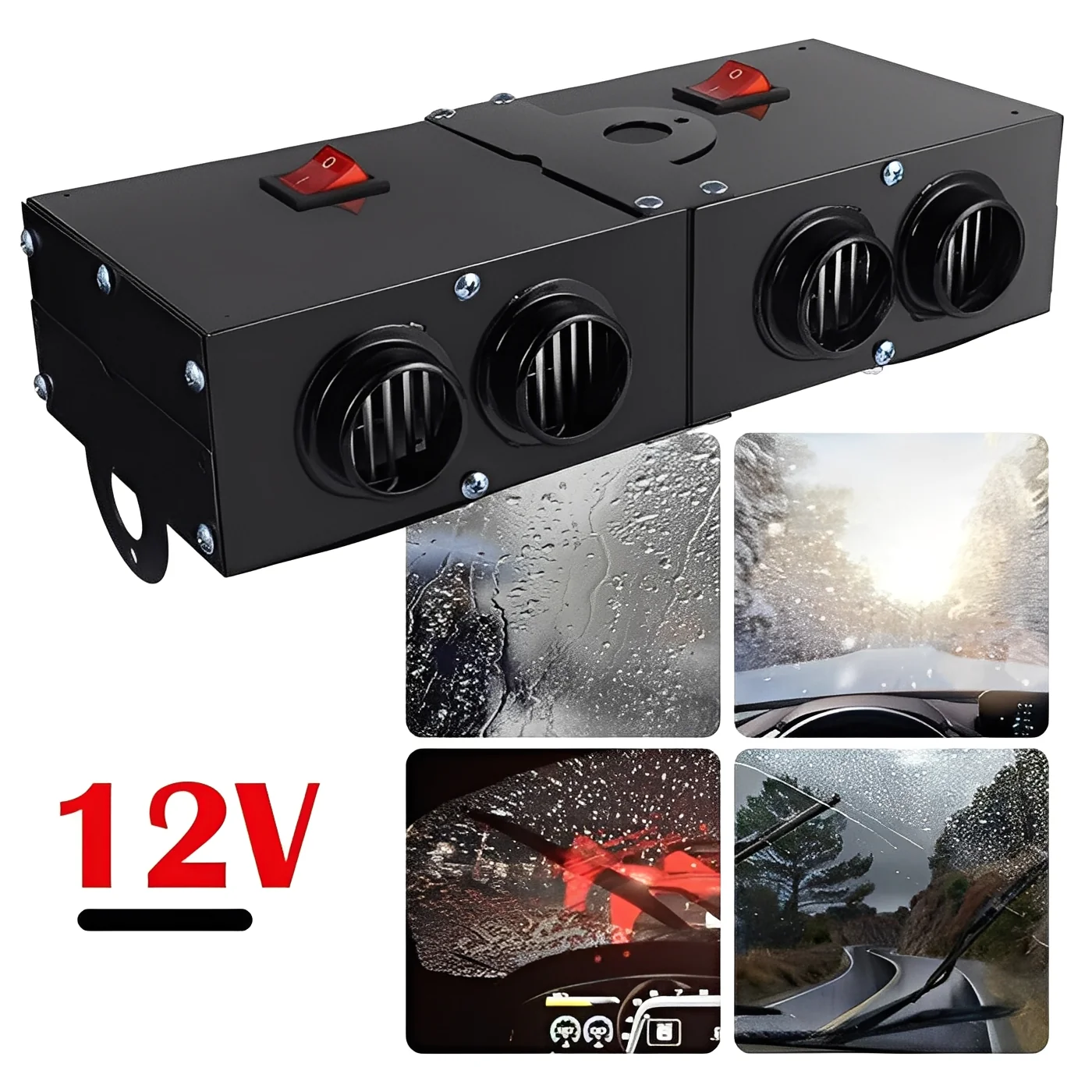 500W Electric Car Heater Fan with Air Outlets - Image 6