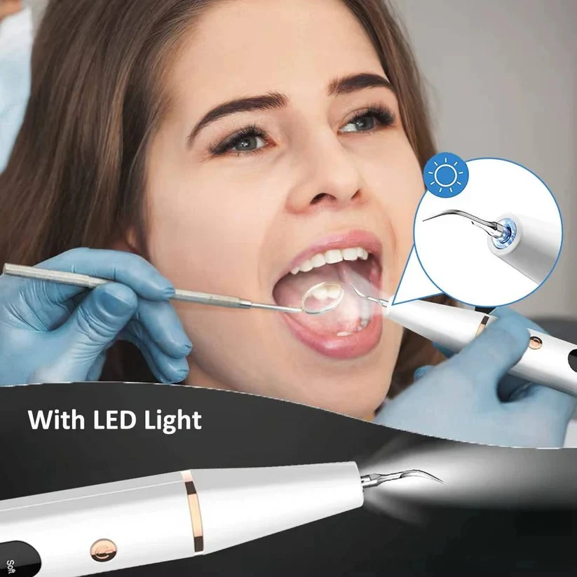 USB Rechargeable Dental Cleaning Kit with LED Light - Image 5