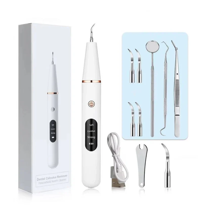 USB Rechargeable Dental Cleaning Kit with LED Light - Image 9