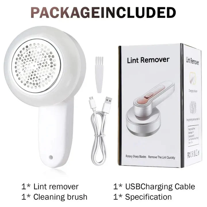 Electric Lint Remover with Rechargeable Battery for Garments and Upholstery - Image 2