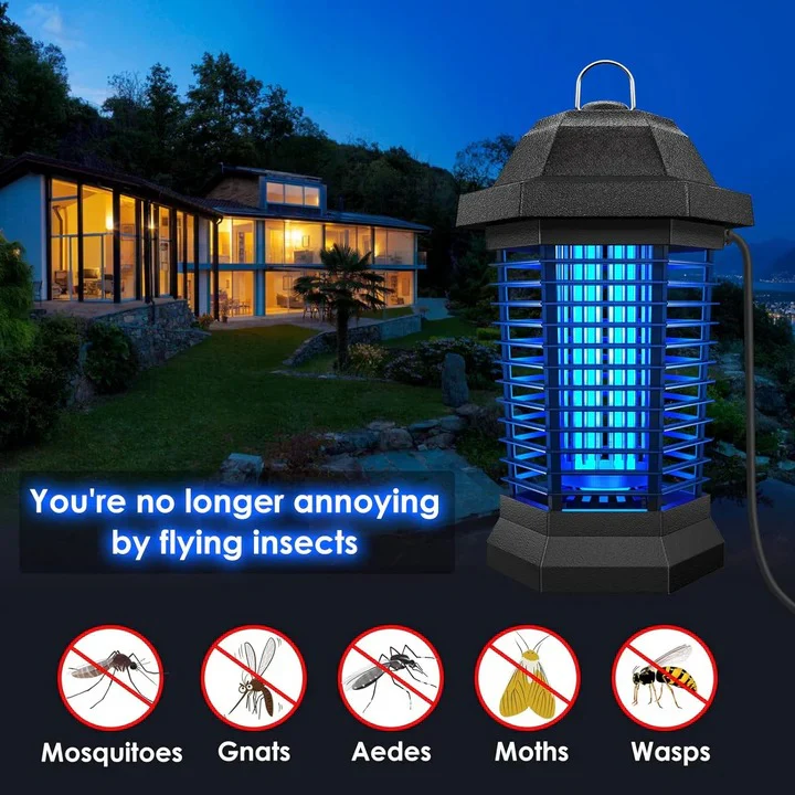Electric Insect Zapper with UV Light and Collection Tray - Image 12