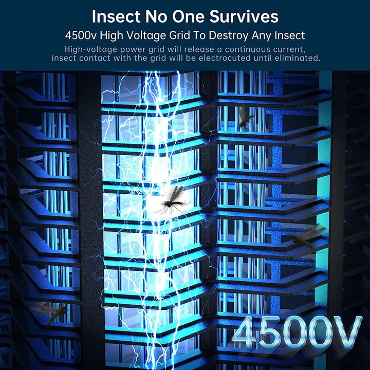 Electric Insect Zapper with UV Light and Collection Tray - Image 14