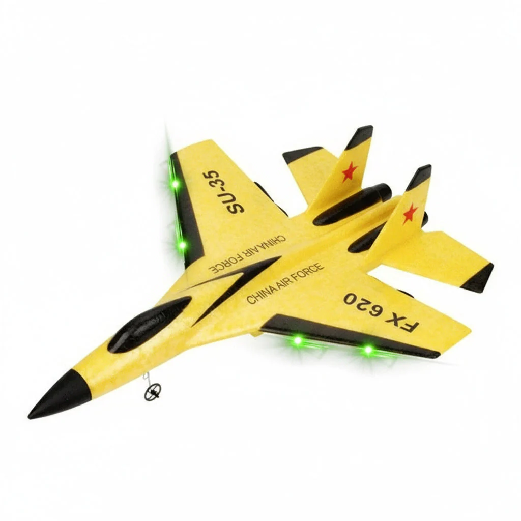 Electric RC Plane SU35 2.4GHz Remote Control with LED Lights - Image 2